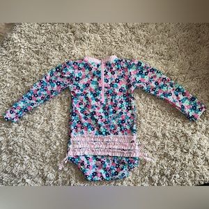 Ruffle Butts 3T one piece rashguard